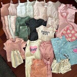 Carter's Kids Matching Sets - Pink, Blue, Green, White